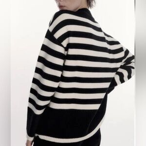 Zara striped knit sweater